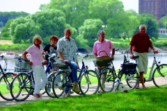 Schöne Radtour am Fluss Schöne Radtour am Fluss